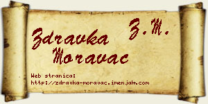 Zdravka Moravac vizit kartica